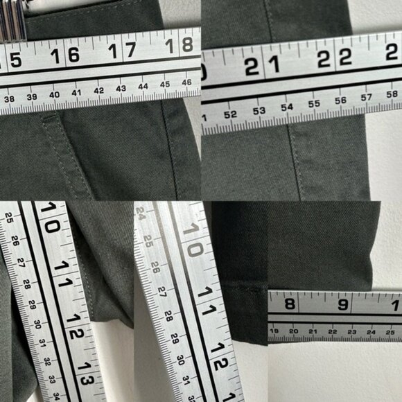 NWT Samsoe Bermuda Shorts Brown Size Large Button Fly Khaki Balder Minimal NEW L - Picture 16 of 16